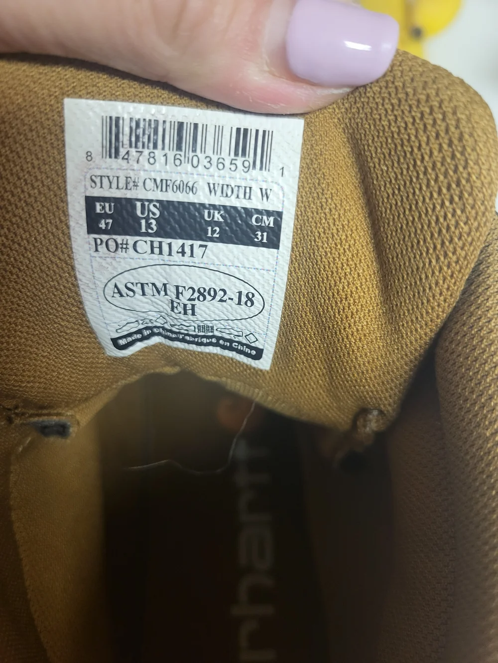 Mens Carhartt Rugged Flex 6